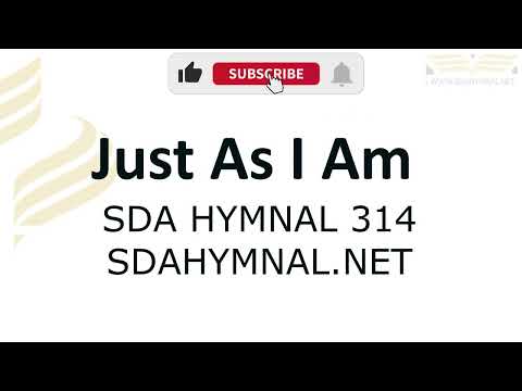 Just As I Am Hymn Instrumental With Lyrics | SDA HYMNAL 314 | WOODWORTH