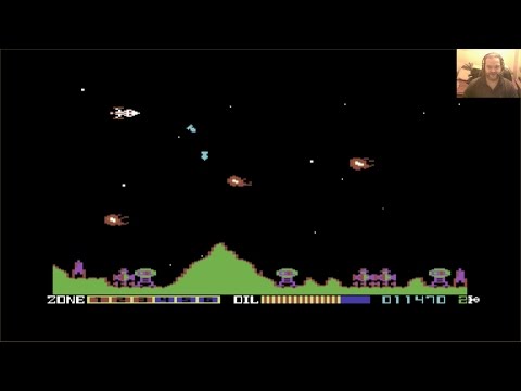 Lukozer Retro Game Review 320 - Scramble (2015 Version) - Commodore 64