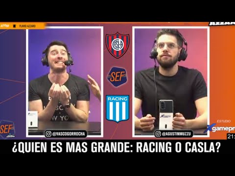 San Lorenzo or Racing? Who's bigger? Debate with @VASCODELAGENTE on #SEF @somosazz