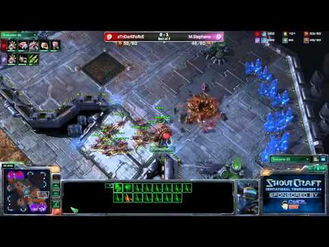► SHOUTcraft - SCi4 - RO8 : DarKFoRcE vs Stephano G2