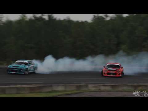 Alex Blanchette Leading Patrick Cyr - Formula Drift Canada Round 2 2015