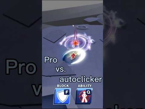 autoclicker vs pro (roblox blade ball) #bladeball #roblox