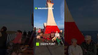 Ogden Point Lighthouse & Cruise Ships on May 1st, 2026 [4K]