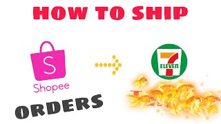 HOW TO SHIP SHOPEE ORDERS IN 7-11 Taiwan🇹🇼 /paano magpadala ng shopee order?