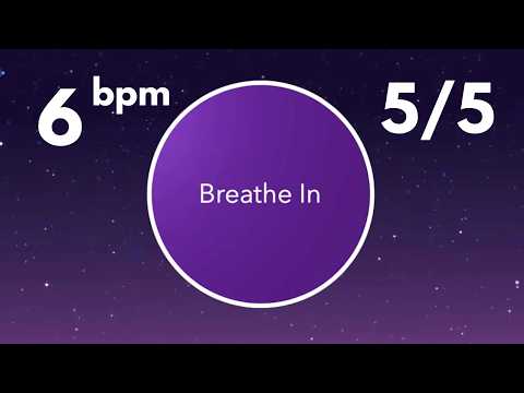 Coherent Breathing Timer - 6 Breaths Per Minute | 5 Seconds in / 5 Seconds Out | With Bells