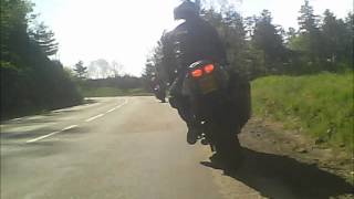 preview picture of video 'balade moto du BRETAGNE HAYABUSA en route pour le mont Aigoual.wmv'