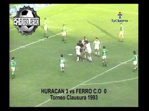 Huracan 3 vs Ferro 0 Clausura 1993 FUTBOL RETRO TV