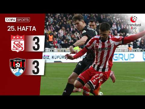 Sivasspor (3-3) Van Spor FK | Week 25 Match Summary | Trendyol 1. Lig - 2025/26