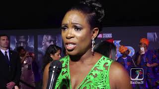 Sope Aluko Black Panther Carpet video