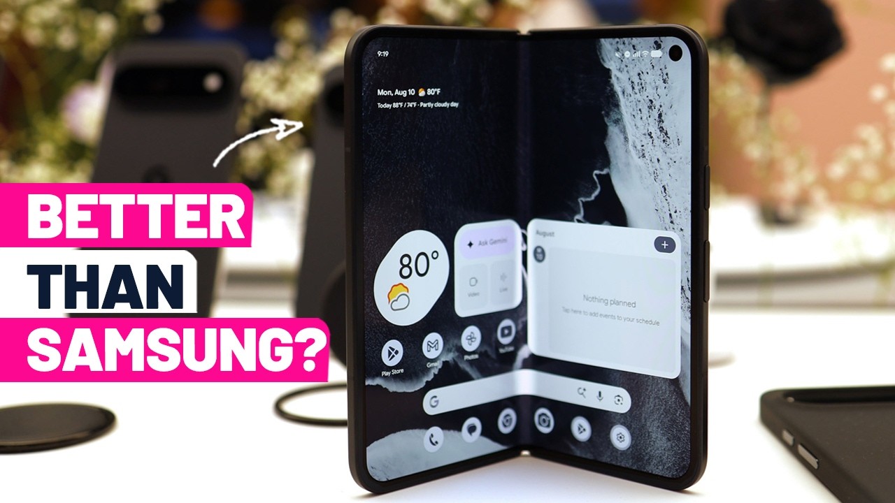 نظرة أولى على Google Pixel 11 Pro Fold: انطباعات أولية ومقارنة مع Galaxy Z Fold 8 - YouTube