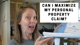 HOW TO GET THE MOST FROM YOUR PERSONAL PROPERTY INSURANCE CLAIM// House Fire// Insurance