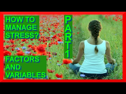 How to manage stress (PART 1: 37 Factors and variables of happy and healthy life)