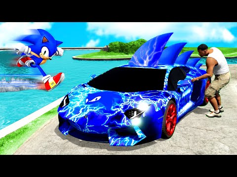 Wir klauen SONIC FAHRZEUGE in GTA 5!!