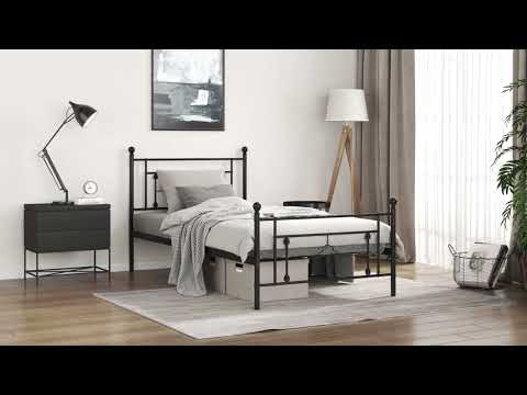 Kopfteil 3032738 Weiß - Stahl - 3 x 97 x 105 cm