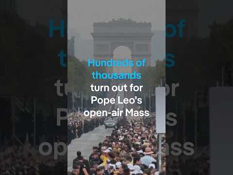 Hundreds of thousands attend Pope Leo's open-air Mass | DW News
