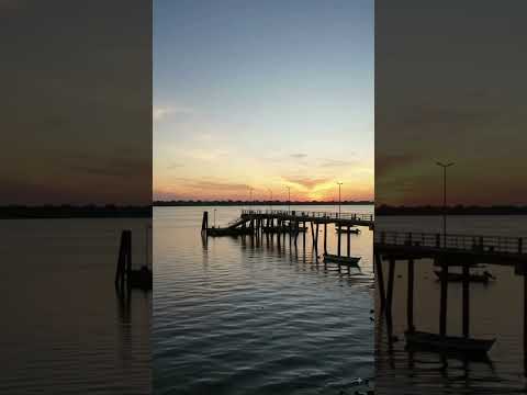 🌅 Itacoatiara-AM — O Nascer e o Pôr do Sol à Beira do Rio Amazonas | Beleza e Paz 🇧🇷💛