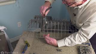 Whirlpool Dishwasher Repair: How to Replace the Upper Dishrack (Whirlpool # W10728863)