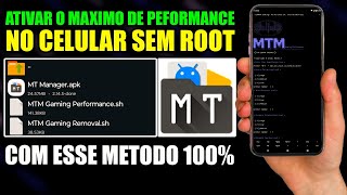 COMO ATIVAR O MÁXIMO DA POTÊNCIA DO CELULAR ? PELO MÉTODO GFX MTM E ZERAR O LAG EM JOGOS + FPS ⏫