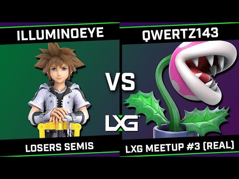 Illuminoeye (Sora) vs qwertz143 (Piranha Plant) - lxg meetup #3 (real)