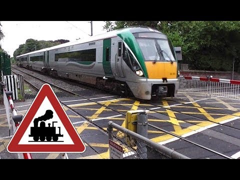 Irish Rail 22000 Class Train - Sydney Parade Railway Crossing, Dublin