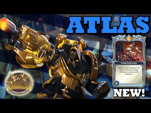 Paladins Pro Atlas Gameplay | NEW CARD WITH BIG SHIELD
