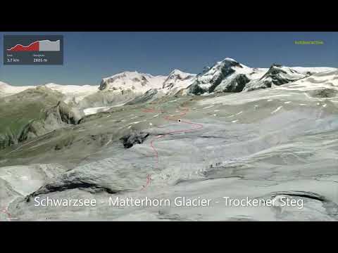 Schwarzsee - Matterhorn Glacier - Trockener Steg ∆ hiking trails ∆ 3d-trail.com/switzerland/