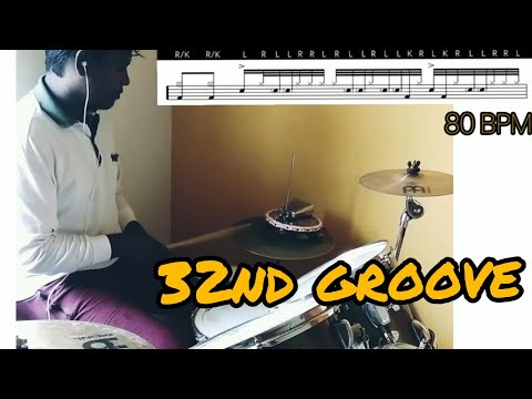 ADVANCED DRUMS LESSON! RIDICULOUS GROOVE !32ND NOTE GROOVE! VICKY ROYSTER JR ! DRUMS LESSON