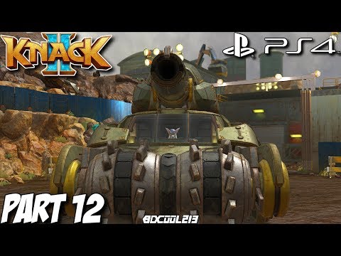 Knack 2 Gameplay Walkthrough Part 12 - The Buried Battlefield & Race Against Time - PS4 Lets Play