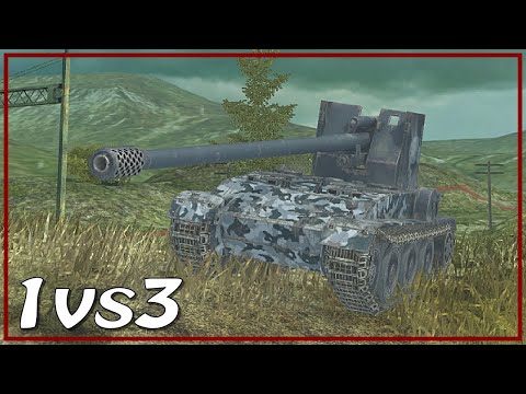 WoT Blitz 1v3 / Grille 15 RA1DER / 4 frags / 7.8k dmg