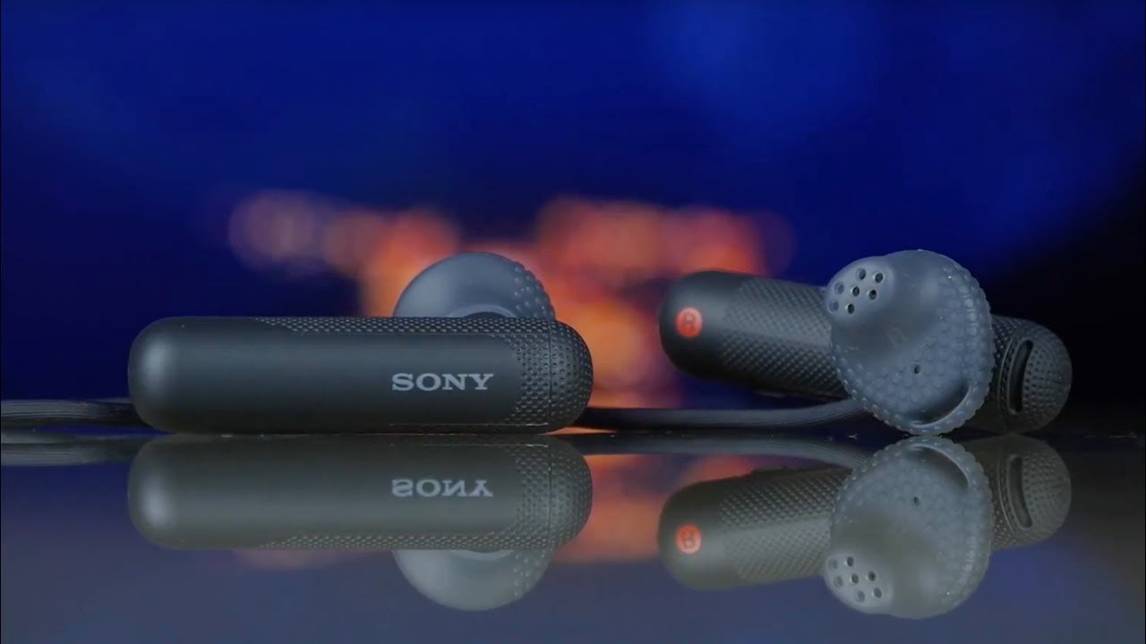 Бездротові спортивні навушники Sony (SP500) Black video preview