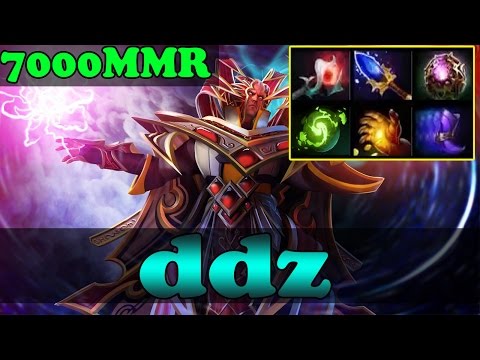 Dota 2 - ddz 7000MMR Plays Invoker vol 8 - Ranked Match Gameplay