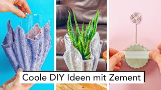 Beton-Deko! 3 coole DIY-Ideen mit Zement für deine Wohnung!