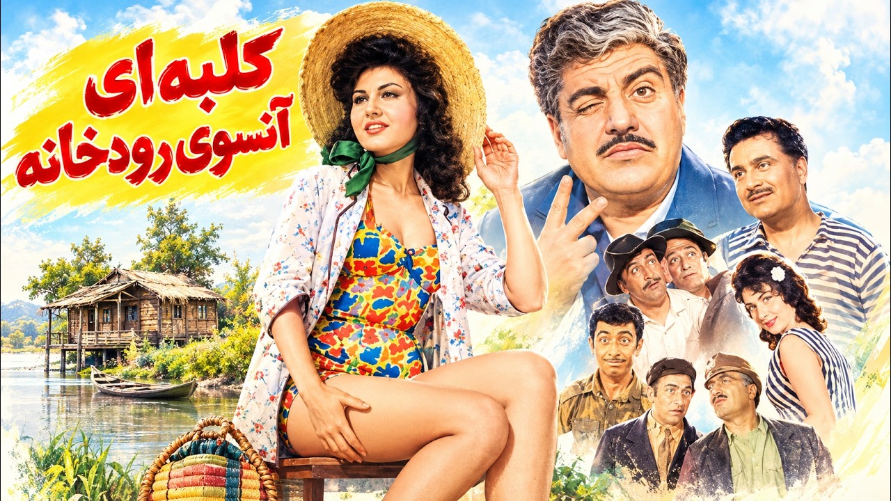 فیلم زیبای کلبه ای آنسوی رودخانه   با بازی ناصر ملک مطیعی   رنگی
