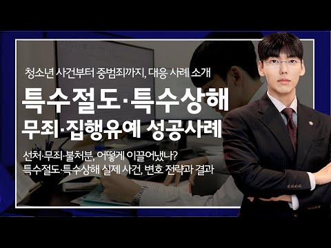 특수범죄 사건 성공 사례 5가지 소개