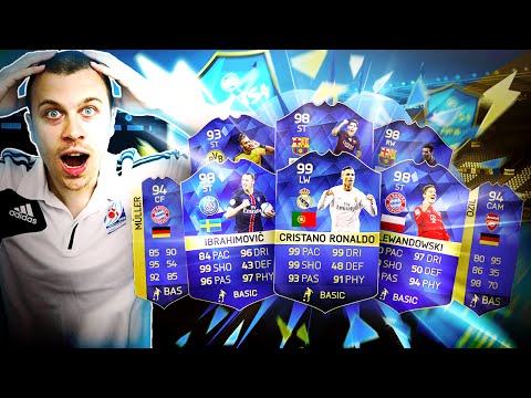 FIFA 16 EA SPORTS TOTS - BEST OF THE BEST TOTS - OMG I PACKED 2 BLUE CARDS - TOTS PACK OPENING