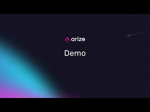 Arize AI Platform Demo 2024