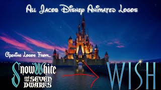 All Jacob Disney Animated Logos (including Wish) (