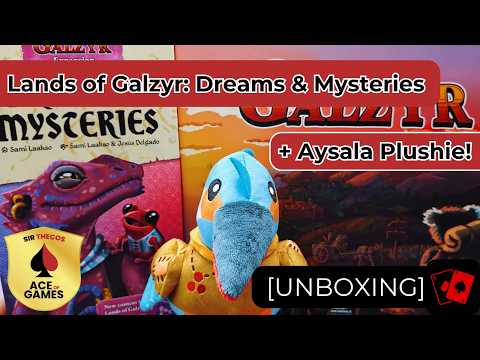 Unboxing | Lands of Galzyr: Dreams & Mysteries Expansion (+ Aysala Plushie!)