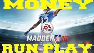Best Madden 16 Greatest Unstoppable Run Play Money Play How To : Trick Play