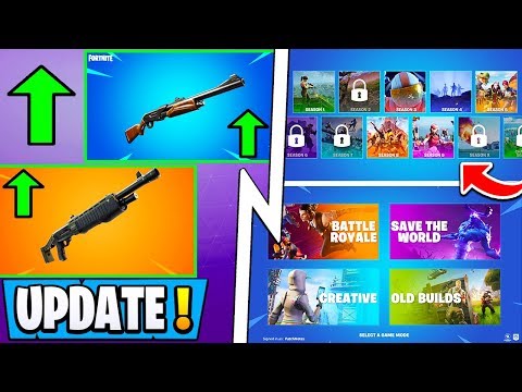 *NEW* Pump Shotgun BUFF, "Old Maps" DLC, 12.30 Update Leaks Early!