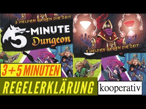 5 Minute Dungeon Regeln Anleitung Regelvideo Kosmos Echtzeit Koop