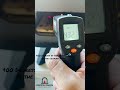 Checking The Temperature Of The COZZE 13 Pizza Oven Is Ready For Cooking