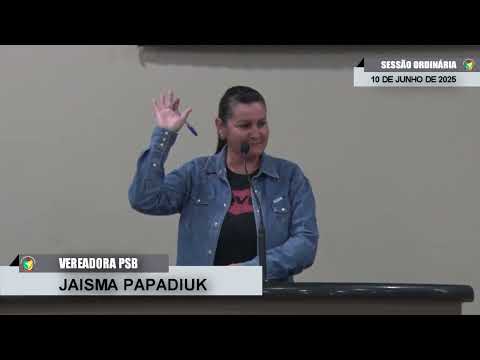 CMBTE - USO DE TRIBUNA PELA VEREADORA JAISMA PAPADIUK - PSB.