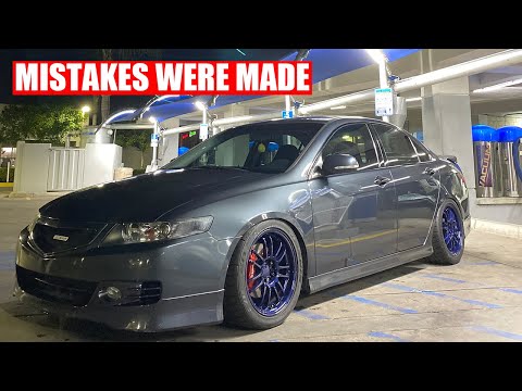 Newish hood, wiper cowl, and push start system for the TSX! CL7/CL9 Build!