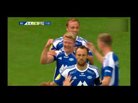 Molde FK 2 - 0 Klaksvig goals and highlights second match ! #pleasesubscribe