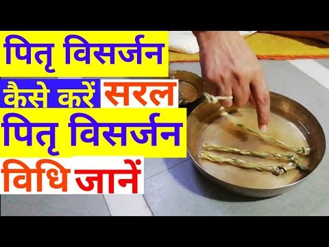 Pitra visarjan kaise krenअपने पितरों का विसर्जन कैसे करें।सर्वपितृ अमावस्या को सरल विधि से जानें।