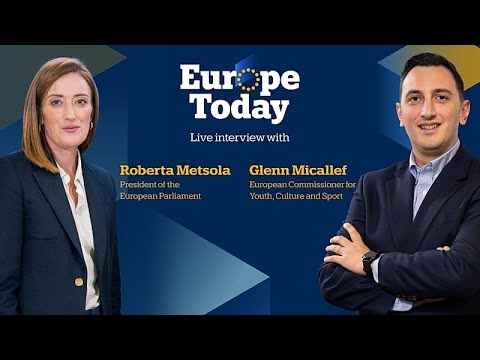 Video Thumbnail: Europe Today: Roberta Metsola will Europas Autoindustrie retten