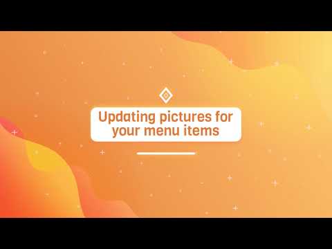 Part of a video titled Revise your menu | Updating pictures on your Swiggy Menu - YouTube