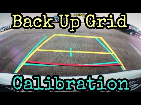 Lexus Back Up Camera Grid Calibration