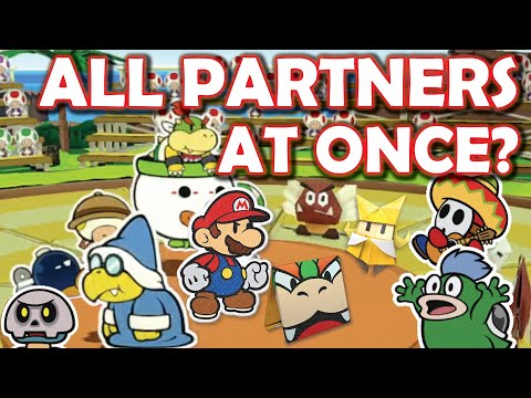 What happens if we try to have all partners at once in a battle in Paper Mario: The Origami King?